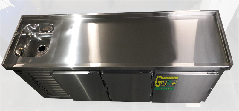 Bancada de Inox sob Medida Itupeva - Bancada de Inox para Pizzaria