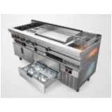 balcão de aço com pia inox Campo Limpo