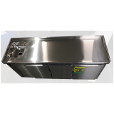 bancada de inox com cuba Parque Vila Prudente