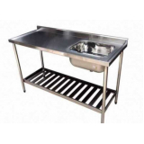 mesa aço inox industrial São Domingos