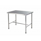 mesa retangular aço orçar Chácara do Piqueri