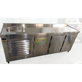 onde comprar bancada de inox com cuba Cidade Patriarca