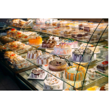 preço de vitrine de bolos e tortas Cidade Tiradentes