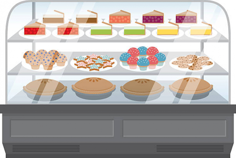 Valor de Vitrine Vertical Refrigerada Vila Cruzeiro - Vitrine Refrigerada para Confeitaria