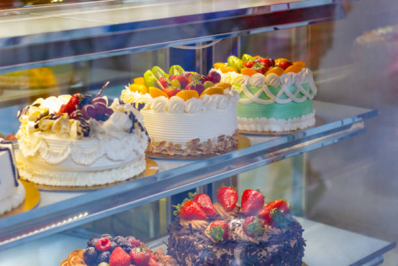 Vitrine Expositora de Doces São Domingos - Vitrine para Doces Refrigerada